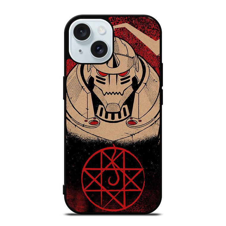 FULLMETAL ALCHEMIST ALPHONSE ELRIC ART iPhone 15 Case Cover