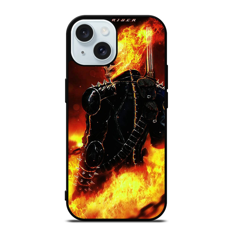 GHOST RIDER MARVEL iPhone 15 Case Cover