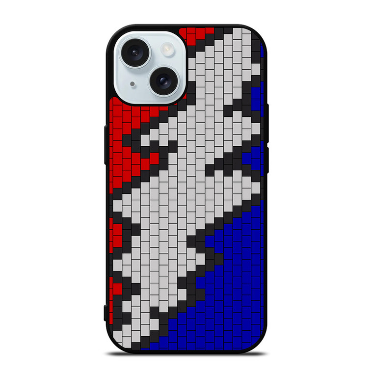 GRATEFUL DEAD LOGO PATTERN iPhone 15 Case Cover