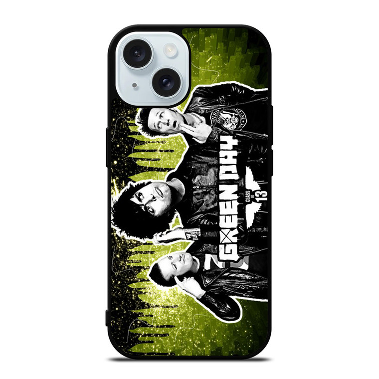 GREEN DAY BAND ART iPhone 15 Case Cover