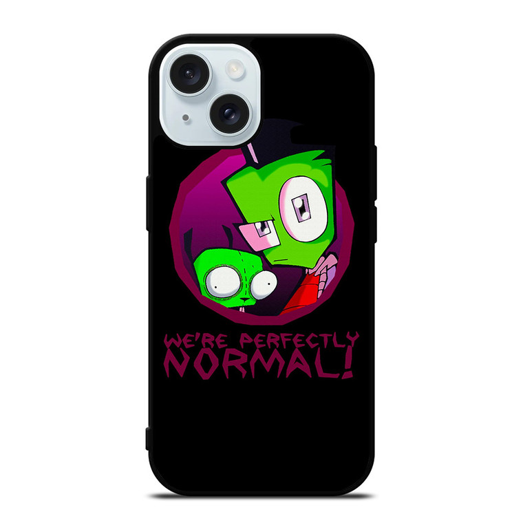 INVADER ZIM ALIEN WE ARE NORMAL iPhone 15 Case Cover
