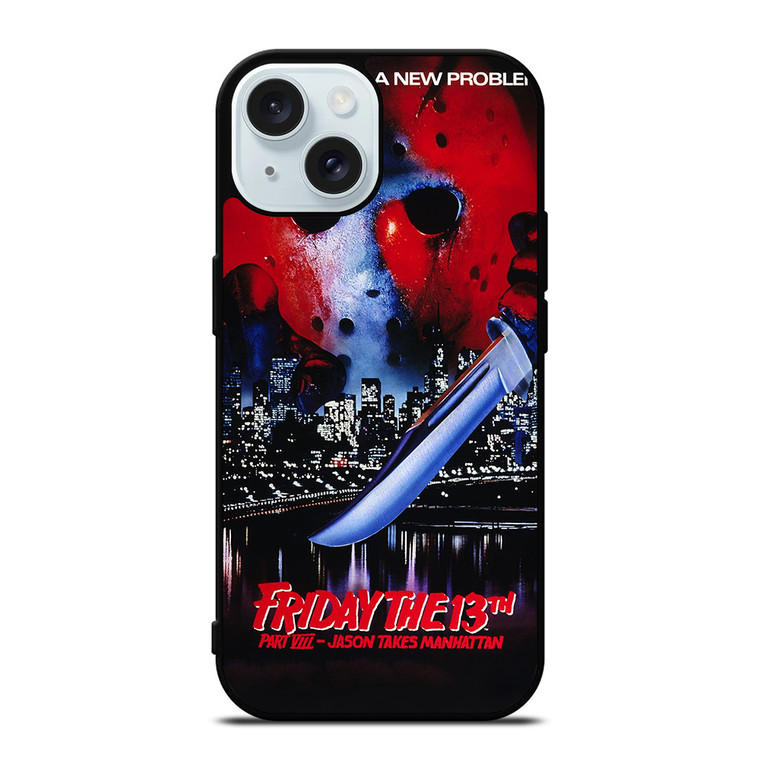 JASON FRIDAY THE 13TH HORROR MOVIE iPhone 15 Case Cover