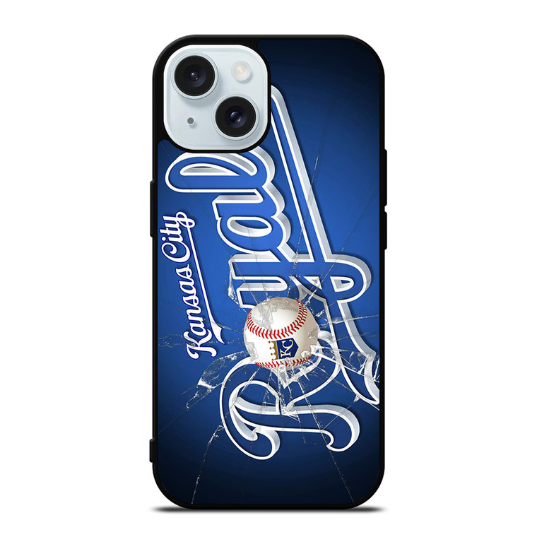 KANSAS CITY ROYALS BASEBALL LOGO iPhone 15 Case Cover