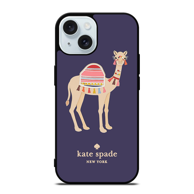 KATE SPADE APPLIQUE CAMEL iPhone 15 Case Cover