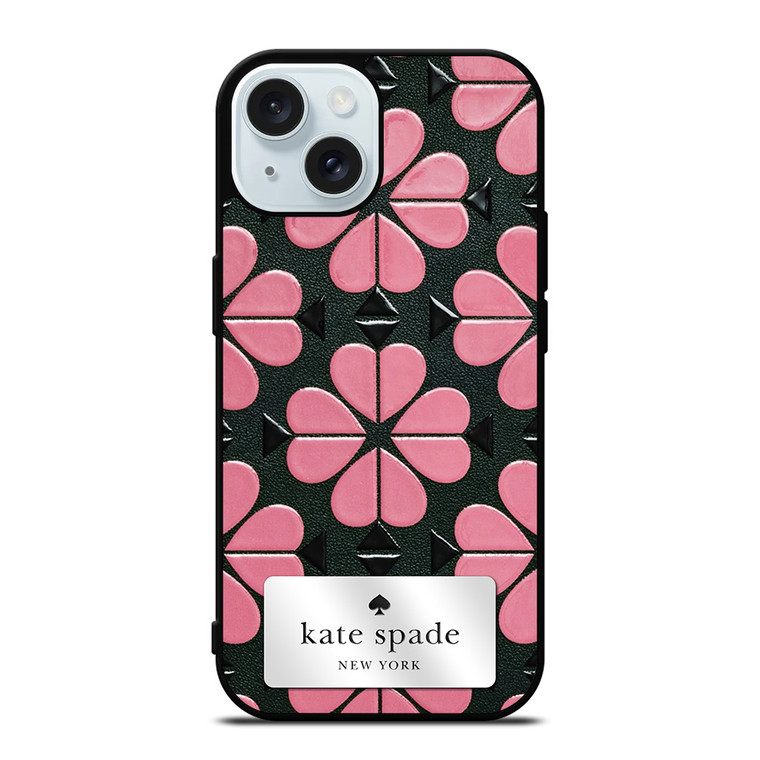 KATE SPADE PINK LOVE COLLAGE iPhone 15 Case Cover