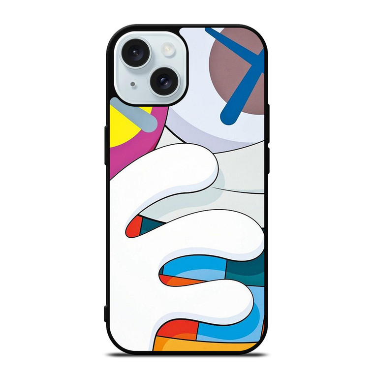 KAWS CARTOON ART iPhone 15 Case Cover