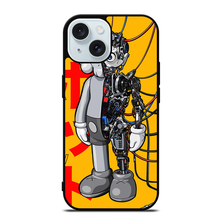 KAWS ROBOT HYPERBEAST iPhone 15 Case Cover