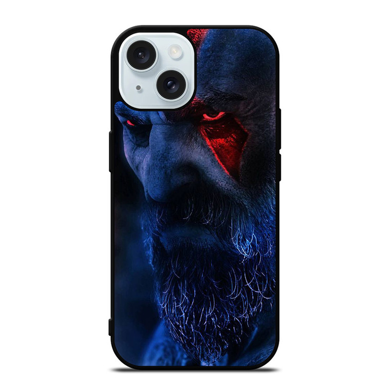 KRATOS FACE GOD OF WAR 4 iPhone 15 Case Cover