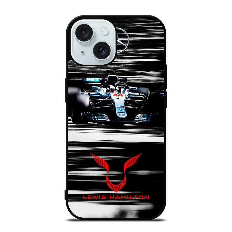 LEWIS HAMILTON MERCEDES F1 3 iPhone 15 Case Cover