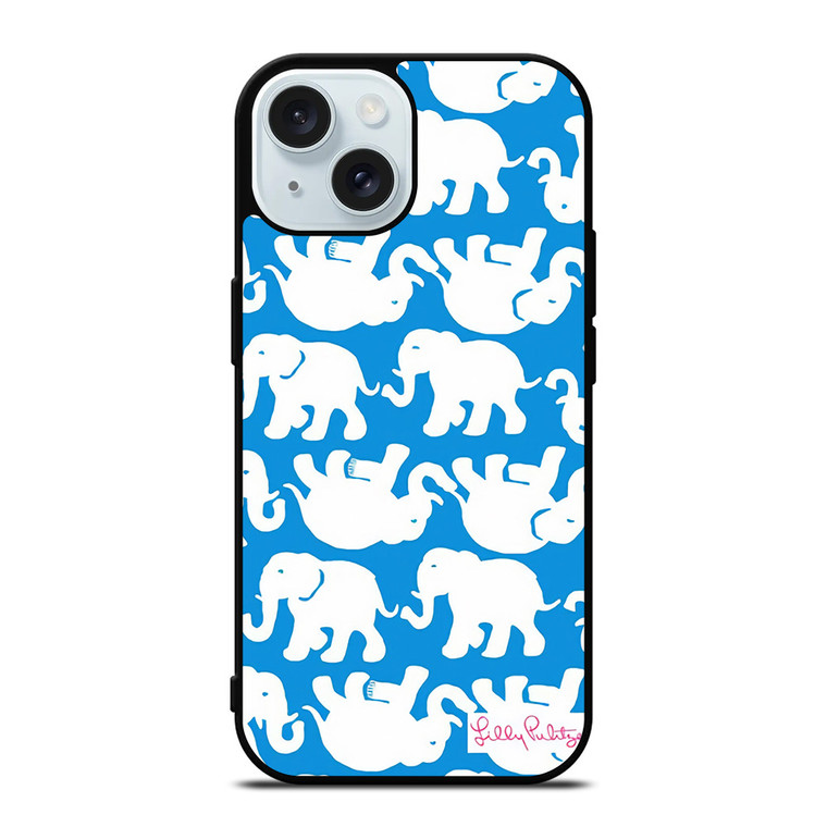LILLY PULITZER TINY ELEPHANT iPhone 15 Case Cover