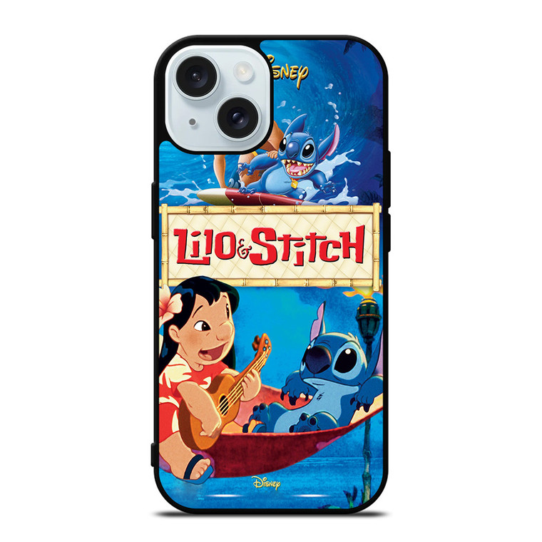 LILO AND STITCH DISNEY CARTOON iPhone 15 Case Cover