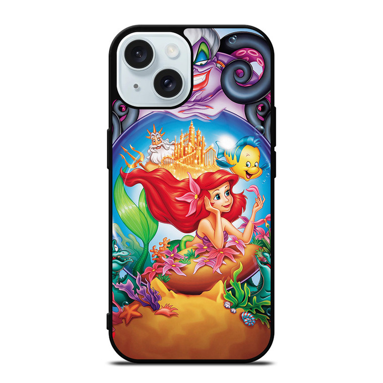 LITTLE MERMAID ARIEL AND URSULA DISNEY iPhone 15 Case Cover