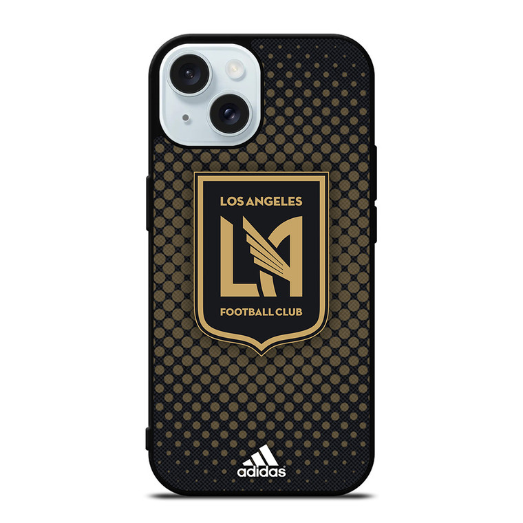 LOS ANGELES FC SOCCER MLS ADIDAS iPhone 15 Case Cover