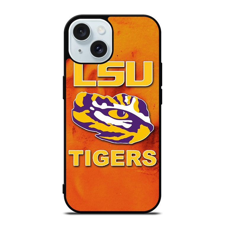 LSU TIGERS FOOTBALL TEAM iPhone 15 Case Cover LSU TIGERS FOOTBALL TEAM iPhone 15 Case Cover