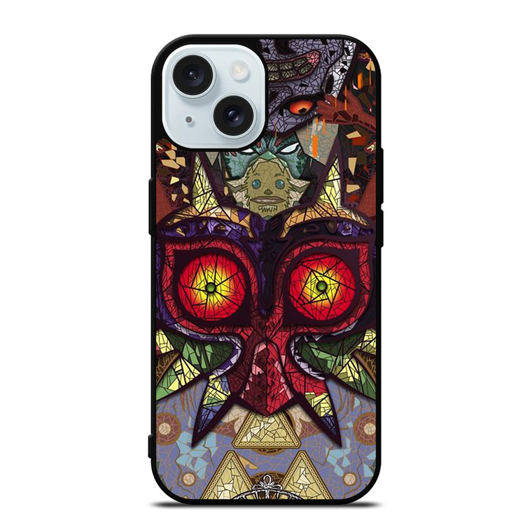 MAJORA MASK LEGEND OF ZELDA GAMES MOZAIK iPhone 15 Case Cover