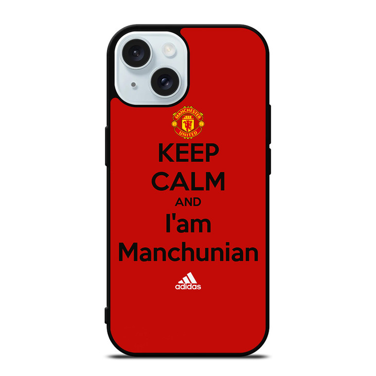 MANCHESTER UNITED FANS iPhone 15 Case Cover