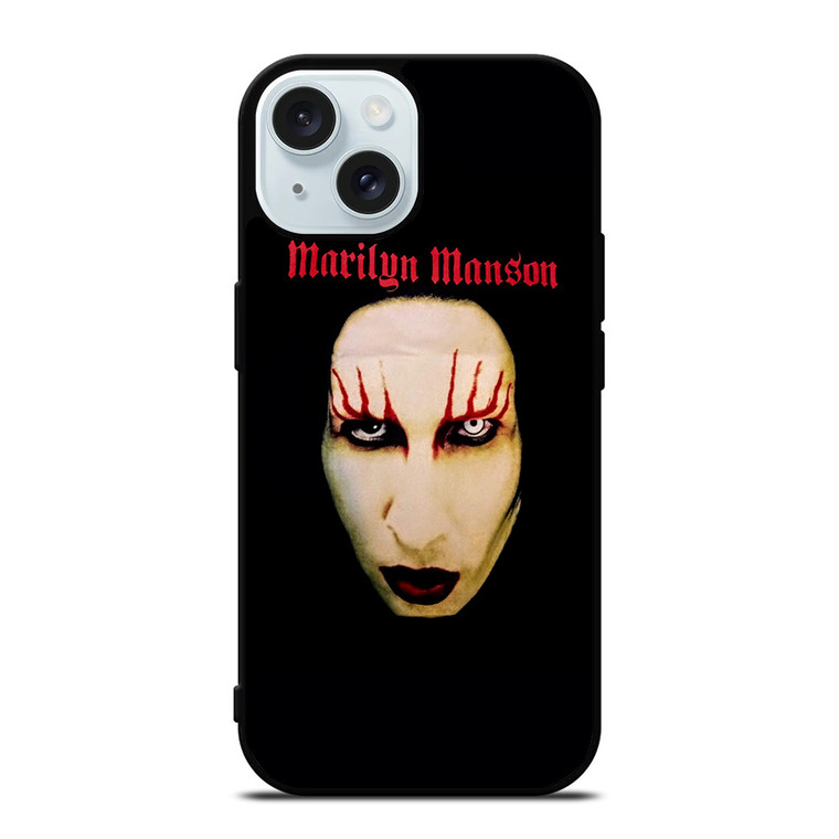 MARILYN MANSON SCARY FACE iPhone 15 Case Cover