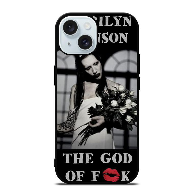 MARILYN MANSON THE GOD OF FUCK iPhone 15 Case Cover