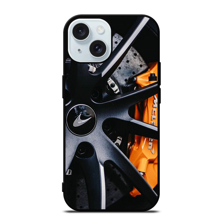MCLAREN WHEEL LOGO iPhone 15 Case Cover