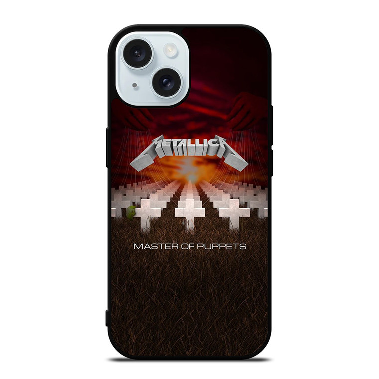 METALLICA BAND LOGO MASTER OF PUPPETS iPhone 15 Case Cover