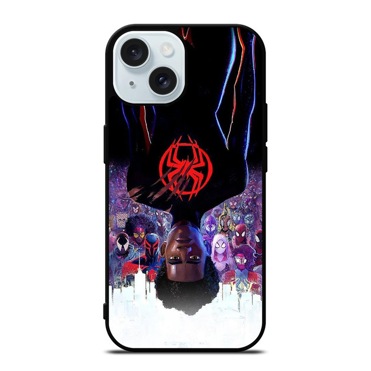 MILES MORALES SPIDERMAN ACROSS SPIDER-VERSE iPhone 15 Case Cover
