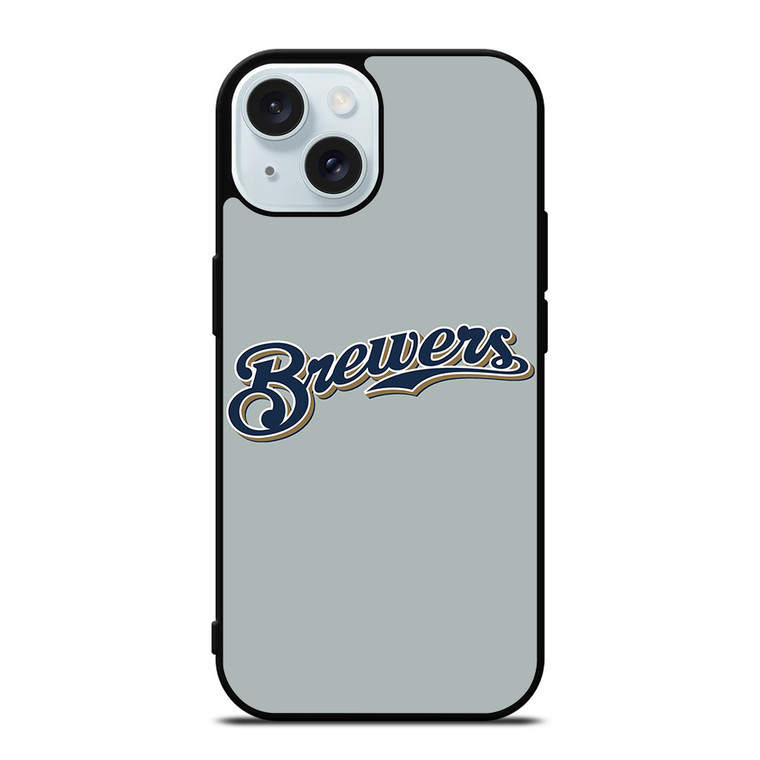 MILWAUKEE BREWERS LOGO BASEBALL TEAM iPhone 15 Case Cover
