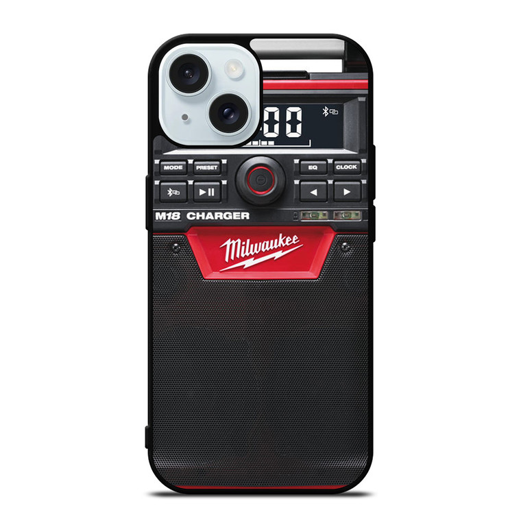 MILWAUKEE JOBSITE RADIO M18 iPhone 15 Case Cover
