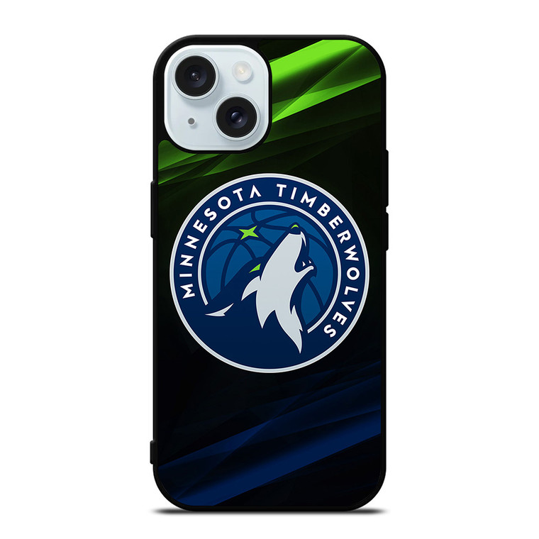 MINNESOTA TIMBERWOLVES LOGO iPhone 15 Case Cover