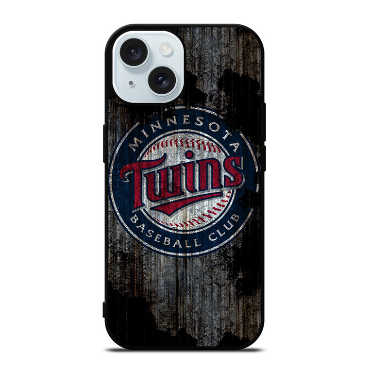 MINNESOTA TWINS RUSTY LOGO iPhone 15 Case Cover