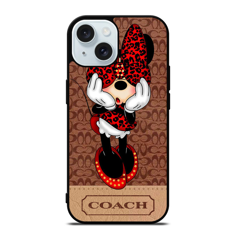 MINNIE MOUSE COACH 2 iPhone 15 Case Cover