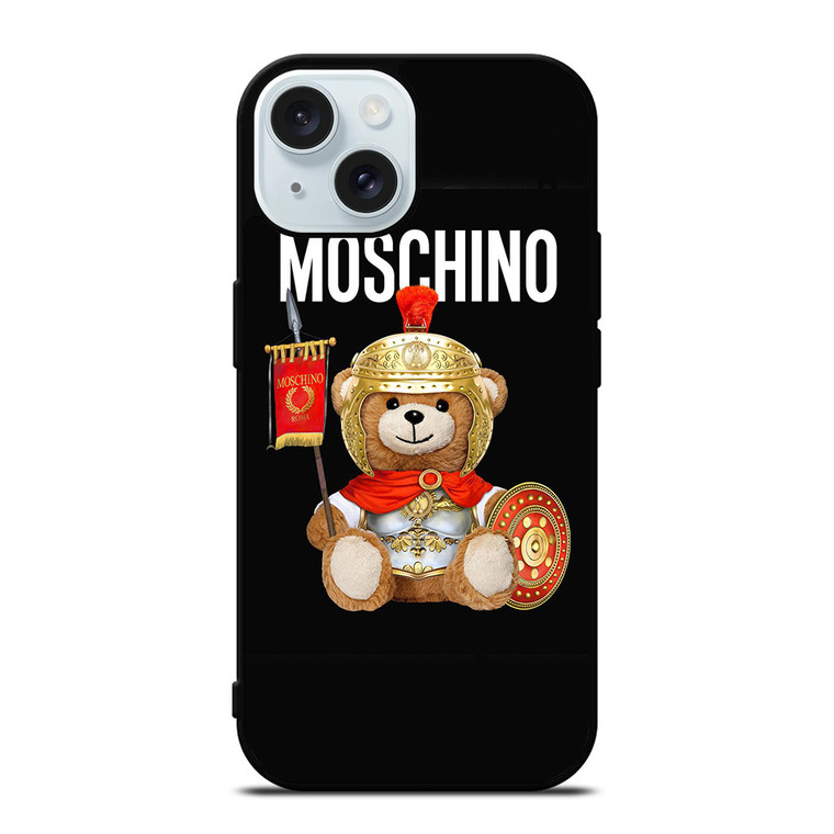 MOSCHINO BEAR ROMAN iPhone 15 Case Cover
