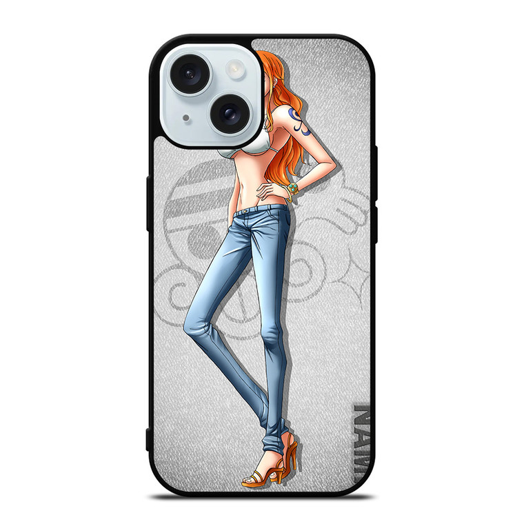 NAMI ONE PIECE ANIME iPhone 15 Case Cover