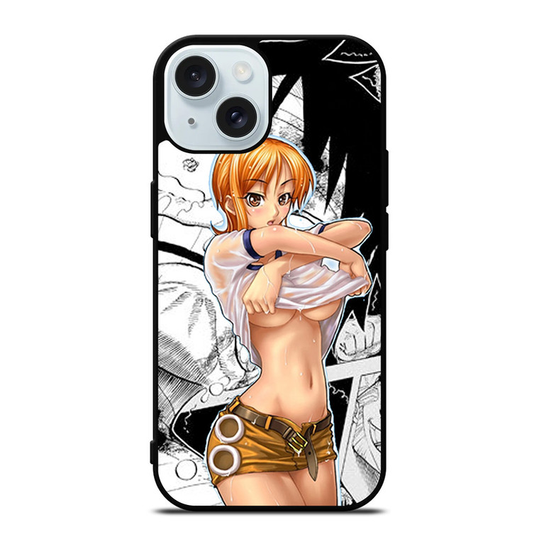 NAMI SEXY ONE PIECE COMIC iPhone 15 Case Cover