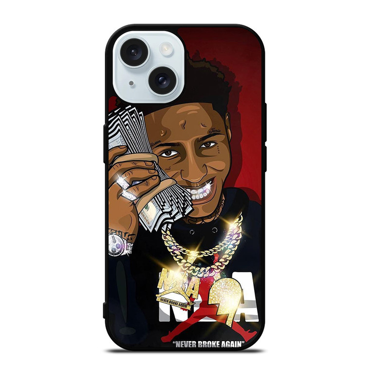NBA YOUNGBOY NEVER BROKE AGAIN iPhone 15 Case Cover