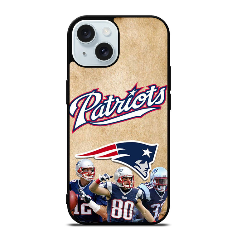 NEW ENGLAND PATRIOTS FOOTBALL iPhone 15 Case Cover