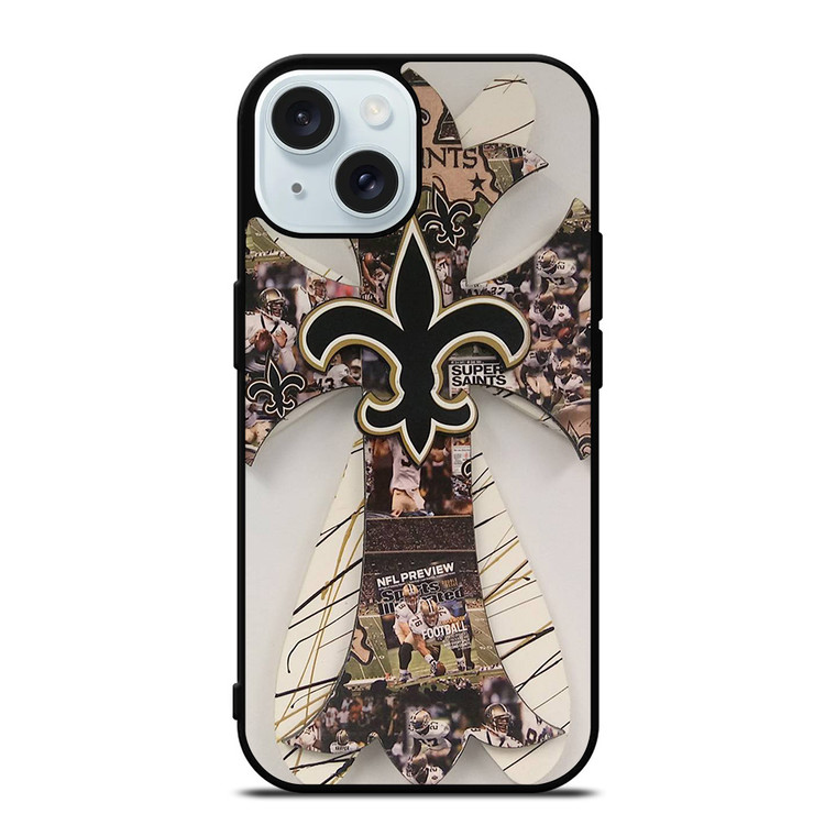 NEW ORLEANS SAINTS ICON iPhone 15 Case Cover
