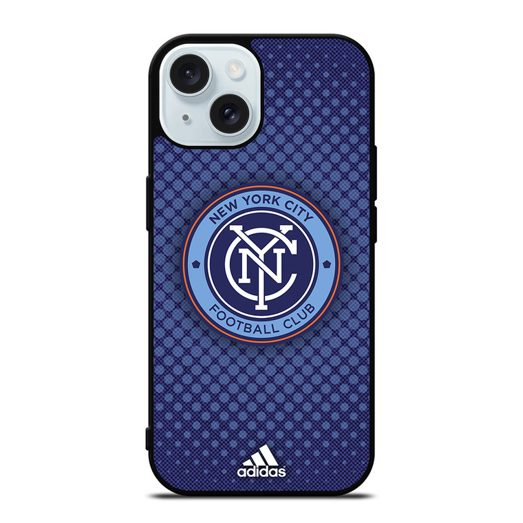 NEW YORK CITY SOCCER MLS ADIDAS iPhone 15 Case Cover