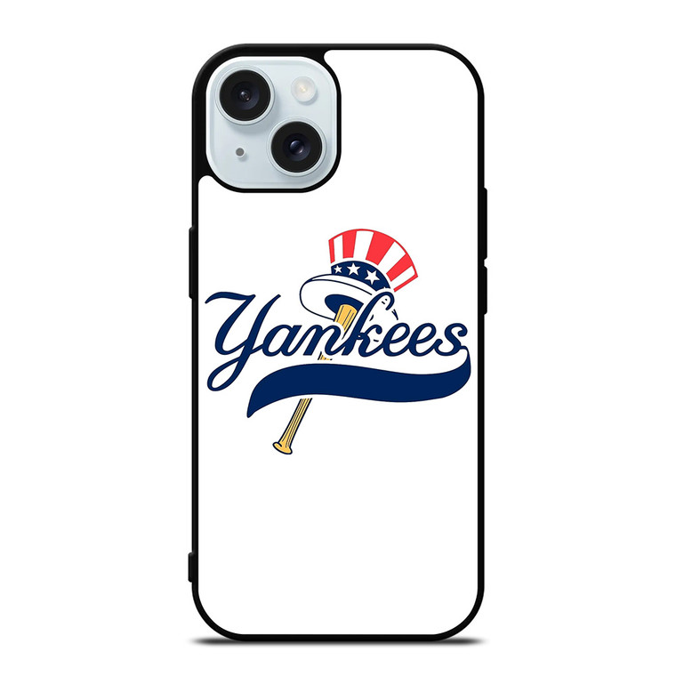 NEW YORK YANKEES ICON LOGO BASEBALL TEAM iPhone 15 Case Cover