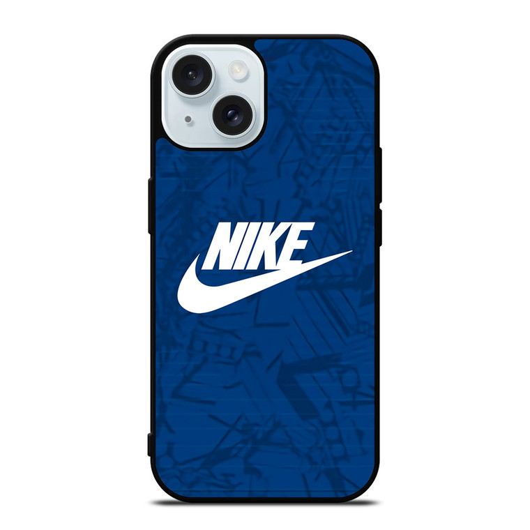 NIKE CHELSEA JERSEY PATTERN iPhone 15 Case Cover