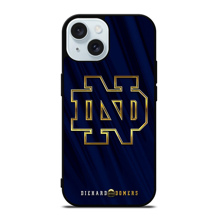 NOTRE DAME ND FOOTBALL LOGO iPhone 15 Case Cover