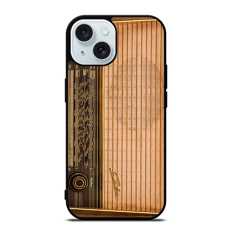 OLD VINTAGE RADIO iPhone 15 Case Cover