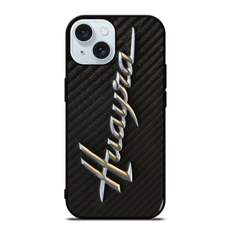 PAGANI HUAYRA CARBON LOGO iPhone 15 Case Cover