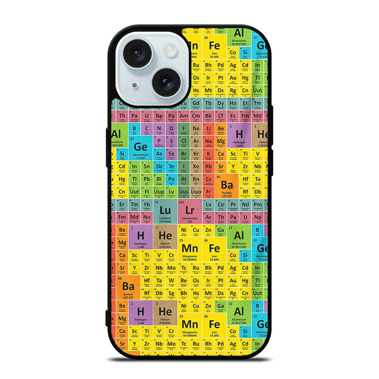 PERIODICAL TABLE SHEET iPhone 15 Case Cover