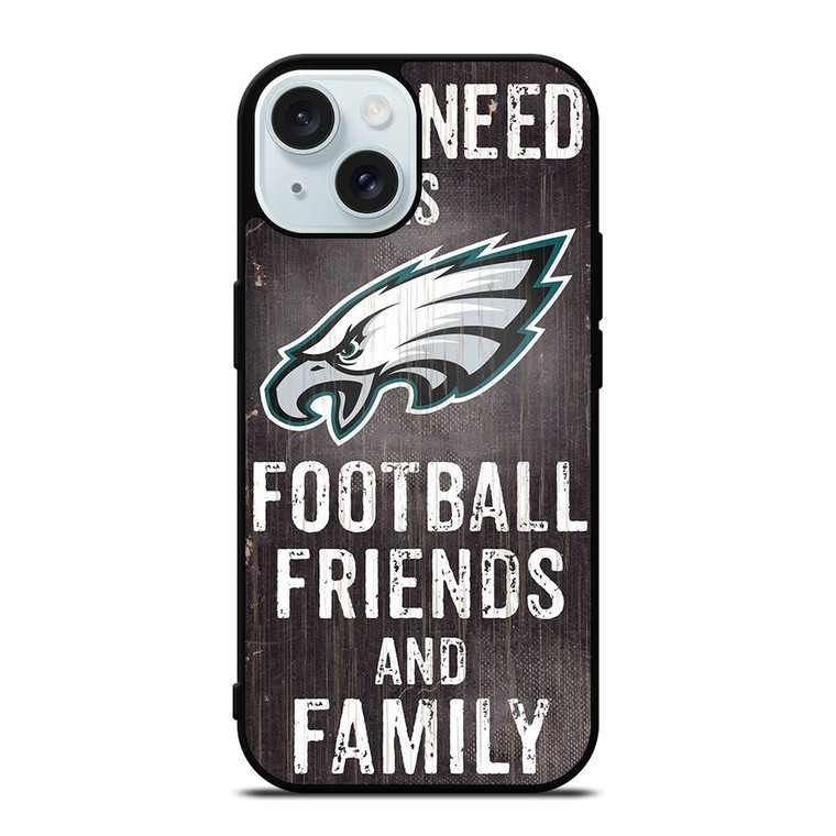 PHILADELPHIA EAGLES FOOTBALL QUOTES iPhone 15 Case Cover