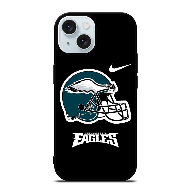 PHILADELPHIA EAGLES NFL NIKE iPhone 15 Case Cover