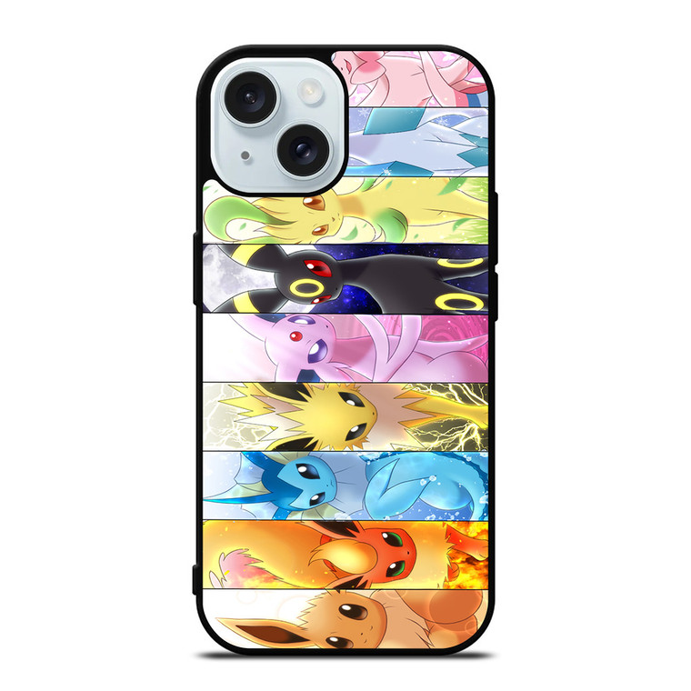 POKEMON ALL CHARACTER iPhone 15 Case Cover