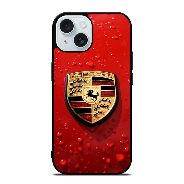 PORSCHE LOGO EMBLEM iPhone 15 Case Cover