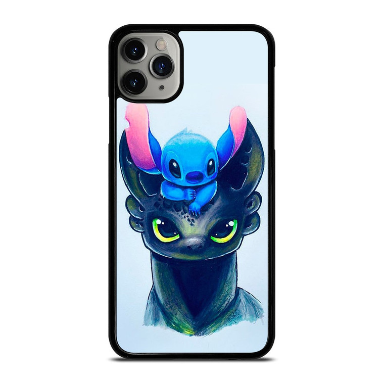 TOOTHLESS AND STITCH ART iPhone 11 Pro Max Case Cover