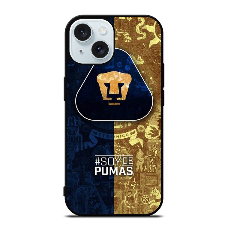 PUMAS UNAM LOGO iPhone 15 Case Cover