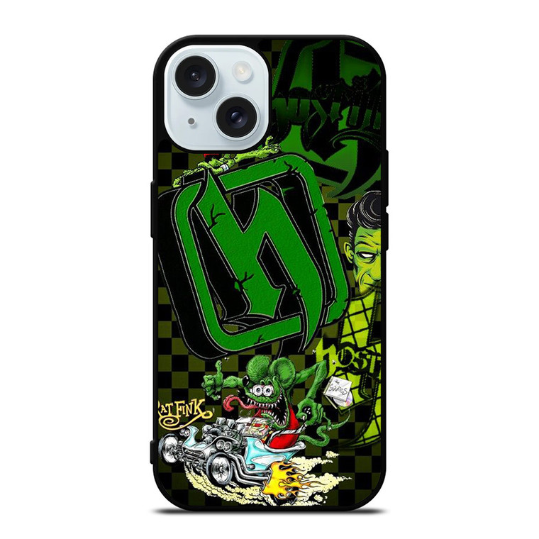 RAT FINK CLIP ART iPhone 15 Case Cover
